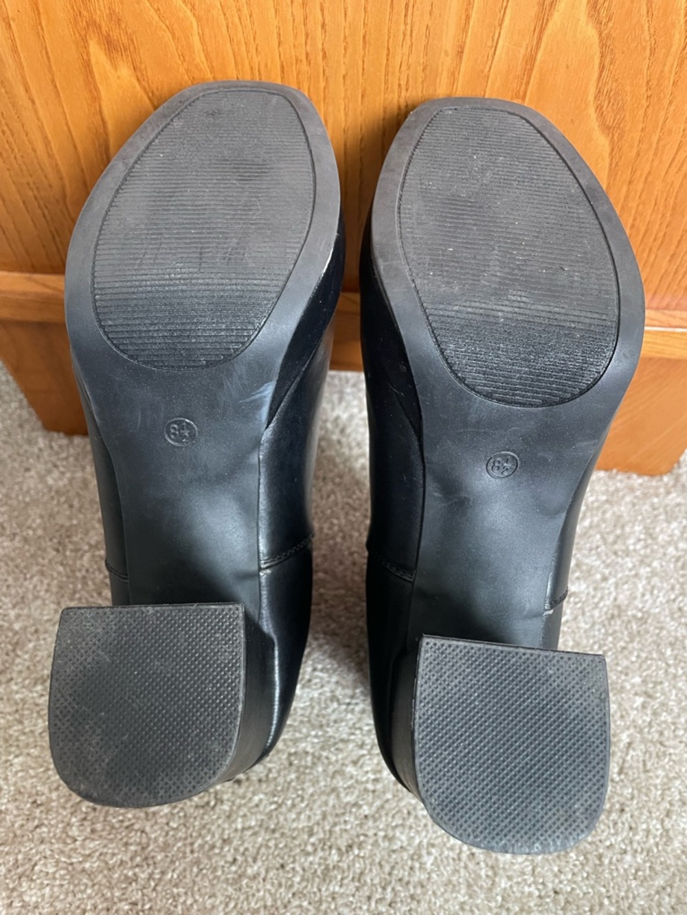 Mia Women's Black Platform Chelsea Ankle Boots - Picture 5 of 5
